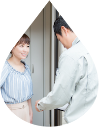 実際に訪問してくるのは 下請け業者の作業員
